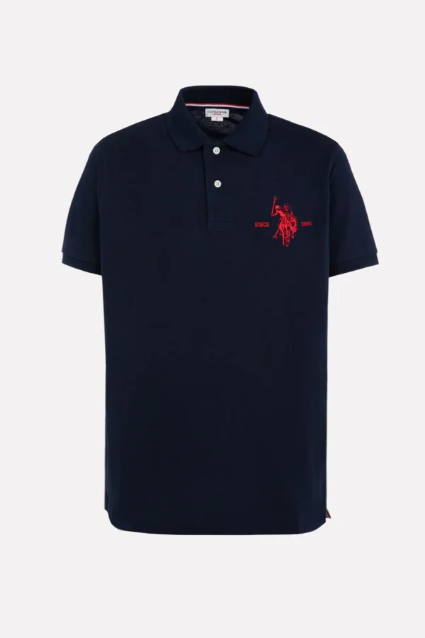 U.S. Polo Assn. Polo con logo - immagine 2