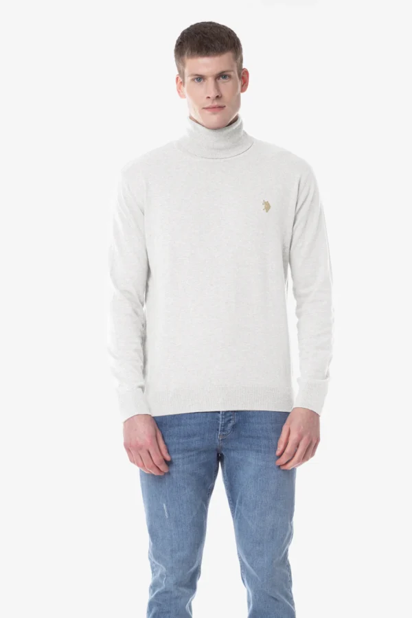 Maglia dolcevita cotone e cashmere U.S. Polo Assn.