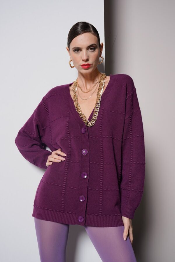 Cardigan over Giorgia Jhons